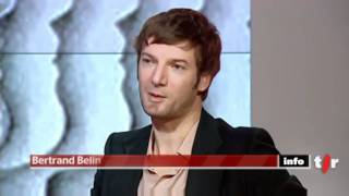 Bertrand Belin au Journal Télévisé de la Télévision Suisse Romande [upl. by Hairom]