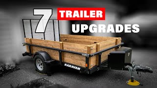 7 Must Have Utility Trailer Modifications  DIY Trailer Sides and MORE [upl. by Kern128]