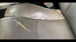 Toyota Tundra Leather Seat Repair [upl. by Corly258]