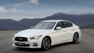 2014 Infiniti Q50 Start Up and Review 37 L V6 [upl. by Arotahs]