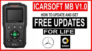 How To Update iCarsoft MB V10 for FREE amp Get FREE LIFETIME UPDATES [upl. by Yoccm983]