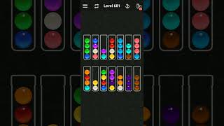 Ball Sort Color Water Puzzle Solution Level 681 [upl. by Karla613]