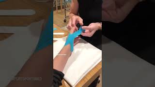 Taping technique for metacarpal phalangeal joint thumb injury 👍 [upl. by Eeresid]