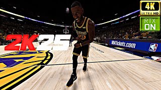 NBA 2K25 PC Next Gen Mods 4K60  Warriors vs Lakers  Ray Tracing Ultra Graphics [upl. by Brittaney]