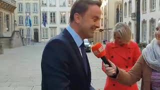 Xavier Bettel au Palais grandducal [upl. by Annayak]