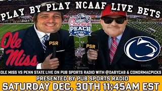 Ole Miss Rebels vs Penn State Nittany Lions LIVE Bet Stream  2023 Peach Bowl  123023 [upl. by Eatnoled368]