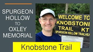 KNOBSTONE Trail  Episode One  Spurgeon Hollow Lake to Oxley Memorial Trailhead Indiana [upl. by Adierf683]