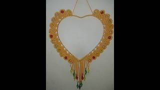 heart design wall hanging handmade work macrame beginner [upl. by Woolson690]