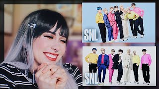 BTS x SNL Live Performance REACTION  Mic Drop Boy With Luv [upl. by Meirrak855]