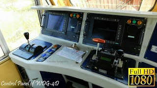 Inside WDG4D  Control PanelNotching UpHonking  Indian Railways [upl. by Adal395]