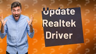 How to update Realtek audio driver Windows 11 [upl. by Ahsimit]