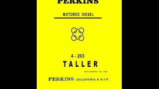 Manual Perkins 4203 6305 6354 reparación completa Handbook Perkins [upl. by Hgierb]