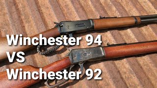 Winchester 94 vs Winchester 92 [upl. by Stinky]