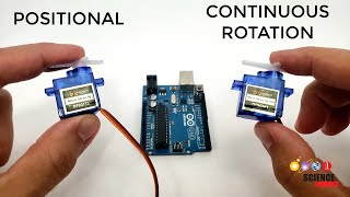 Positional vs Continuous Rotation Servo Motors [upl. by Cleve]