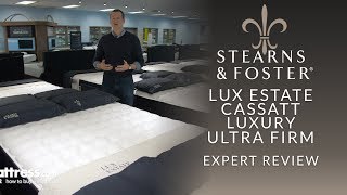 Stearns amp Foster Lux Estate Cassatt Luxury Ultra Firm Mattress Expert Review [upl. by Dunston314]