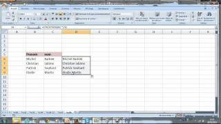 Fusionner des contenus de cellules fonction Concatener sur excel ou le quotampquot  Débutants [upl. by Oirasan]