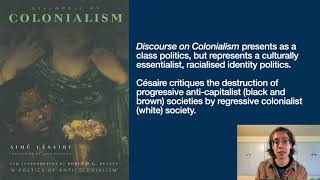 On Aimé Césaire’s Discourse on Colonialism [upl. by Vladi]