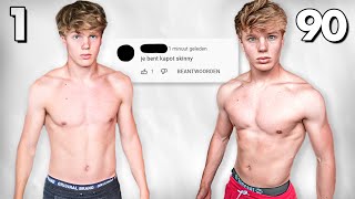 Ik Was Skinny Dus Kreeg Ik Binnen 90 Dagen een Sixpack [upl. by Gavrila]