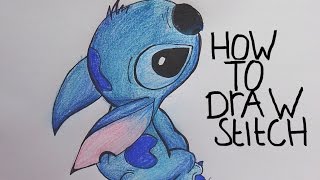 How to draw stitch [upl. by Heydon469]