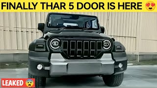 Finally❗️Thar 5 Door LEAKED ALL DETAILS  8 Engines  2 Variants  Mahindra Thar ROXX REVIEW ✅ [upl. by Obel]