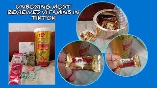 UNBOXING TENTEN MOST REVIEWED KOREAN VITAMINS IN TIKTOK [upl. by Imre]