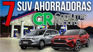 Mejores SUV EFICIENTES DE GASOLINA EN 2024 SEGUN CONSUMER REPORTS [upl. by Ahseik]