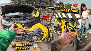 I Almost Lost My Z1000😰 Last Ride On Z1000💔Proper Preparation For Ladakh Ride [upl. by Halilahk]