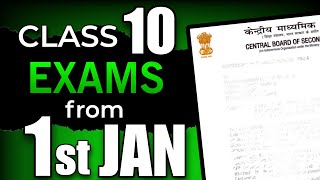 CBSE Datesheet Class 10 2024 out 1st Jan se honge exams😱 [upl. by Judy]