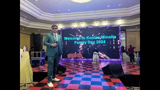 Anchor Kunal Vastani Hosted Corporate Family Day For Japanese Company quotKonica Minoltaquot  The Leela [upl. by Nnahtur640]