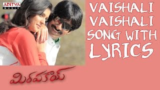 Vaishali Vaishali Song With Lyrics Mirapakay Songs  Ravi Teja Deeksha Seth S Thaman [upl. by Attenyt485]