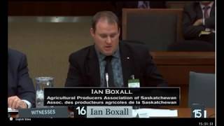 APAS Presentation to HOC Ag Committee on Grain Transport Backlog [upl. by Ennairoc]