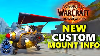 NEW Customizations For The Delvers Dirigible CUSTOMIZABLE Mount amp MORE WoW NEWS [upl. by Kilgore]