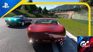 Gran Turismo 7  Test Race  Autodrome Lago Maggiore  West Reverse  TVR Tuscan Speed 6  Onboard [upl. by Coffee743]