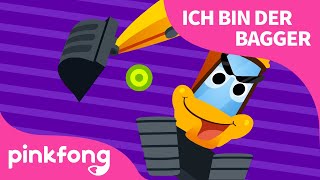 Ich bin der Bagger  Auto  Lieder  Pinkfong Lieder für Kinder [upl. by Ahtelrac]