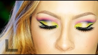 URBAN DECAY ELECTRIC PALETTE MAKEUP LOOK [upl. by Asirrac851]