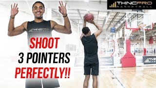 How to Shoot a 3 Pointer PERFECTLY Basketball Shooting Drills [upl. by Bear]