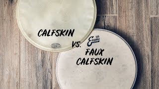 Ep 44 Calfskin vs Faux Calfskin Drumheads [upl. by Kitarp579]