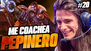 PEPINERO ME HACE COACH CON JAYCE Y CARRILEO LA PARTIDA  Road to Master 20 [upl. by Glasgo]