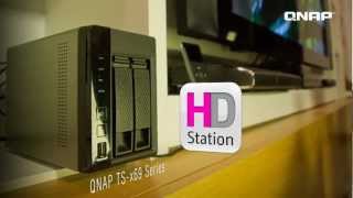 QNAP HD Station  View photos and watch videos from Turbo NAS on big TV screen via HDMI [upl. by Siekram]