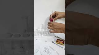 Reaction of Sodium hydroxide with Aluminium Hydrogen test  science activity shorts [upl. by Geehan]