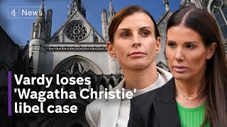 Wagatha Christie Rebekah Vardy loses libel case against Coleen Rooney [upl. by Richmound]