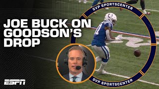 Thats just sports 🤷‍♂️ Joe Buck amp Troy Aikman react to gamealtering drop from Tyler Goodson [upl. by Carlstrom360]