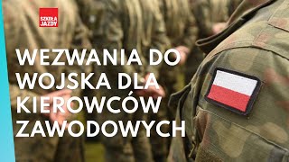 Wezwania do wojska dla kierowców zawodowych  Fakty OSK [upl. by Mortimer]