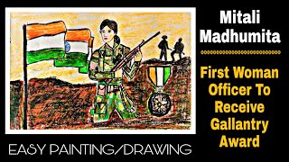 Gallantry award winner paintingveer gatha project paintingdrawingname2021 [upl. by Baecher199]