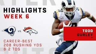 Todd Gurleys CareerBest 208 Rushing Yards amp 2 TDs [upl. by Elam516]