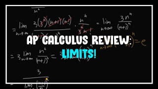 AP Calculus Review Limits  Limits Continuity Squeeze Theorem amp more [upl. by Larimor]