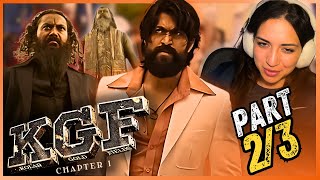 KGF Chapter 1 Movie Reaction Part 2  Yash  Srinidhi Shetty  Prashanth Neel [upl. by Schlessel]