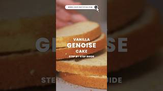 HOW TO MAKE THE BEST GENOISE SPONGE CAKE STEP BY STEP VANILLA GENOISE [upl. by Ecirad]