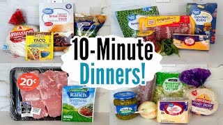 10 MINUTE DINNERS  5 Tasty amp QUICK Recipes  Best Home Cooked Meals Made EASY  Julia Pacheco [upl. by Nitnert]