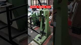 charpy Impact test  ASTM D6110  IS 1757  Vnotch shortviral ytshorts mechanicalengineering [upl. by Anum]